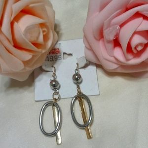 Silver + Gold earrings